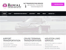 Tablet Screenshot of limoandtowncar.us